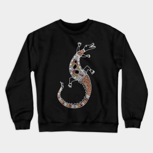 Aboriginal Art - Croc 2 Crewneck Sweatshirt